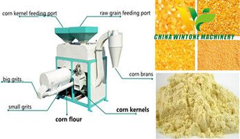 玉米粒剥皮，玉米粉和面粉机。jpg
